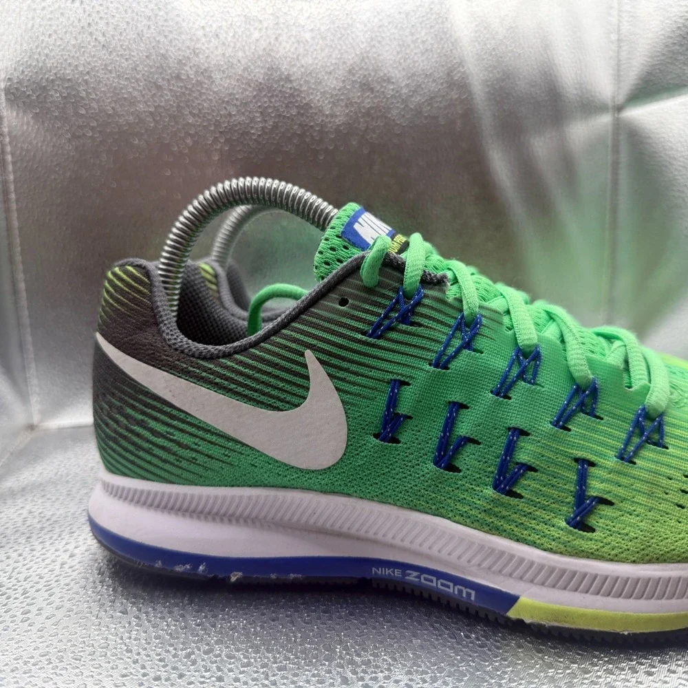 Size‎ 8 Nike Air Zoom Pegasus 33 Bright Neon Rage Green Womens Shoes 831356-301